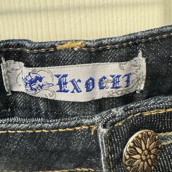 Exocet Blue Jeans Straigh Leg Denim‎ Dark Wash Women's Size 14 - Picture 3 of 8